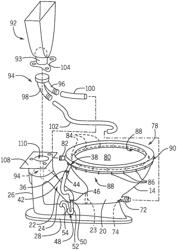 TOILET WITH NON-VITREOUS FLUSH ENGINE