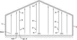 Lighting system for poultry houses