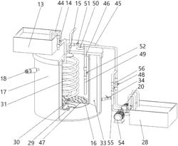 Apparatus and method for hydrate-based wastewater treatment and cold storage