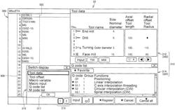 Machine tool, method for editing machining program for machine tool, and non-transitory computer-readable storage medium