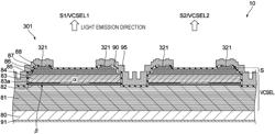 LIGHT-EMITTING COMPONENT, MULTILAYER SEMICONDUCTOR SUBSTRATE, AND MEASUREMENT APPARATUS