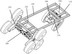 Planetary wheel type obstacle crossing robot