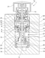 Control valve for at least one sanitary fitting having a diaphragm valve and a multi-port valve