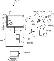 Detector for identifying at least one material property