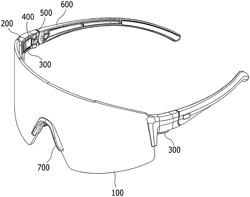 EYEWEAR WITH ADJUSTABLE TEMPLES ANGLE AND DETACHABLE THE TEMPLE