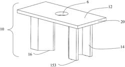 Underground storage system with V shaped support legs