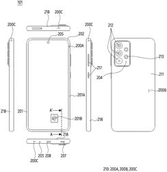 ELECTRONIC DEVICE INCLUDING SPEAKER