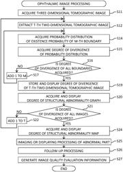 Ophthalmic image processing device, OCT device, and non-transitory computer-readable storage medium