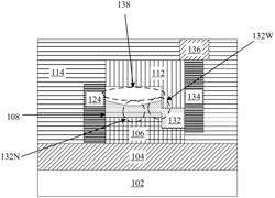 Phase change memory cell with an airgap to allow for the expansion and restriction of the PCM material