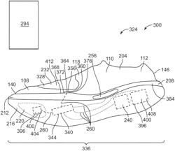 ARTICLE OF FOOTWEAR HAVING A DISPLAY SYSTEM POWERED BY MOTION