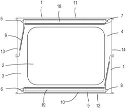 PROCESS TO MANUFACTURE AN INTERCONNECTED STACK OF THERMOPLASTIC FRAMES