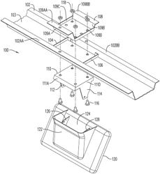 END ZONE OVERHEAD DISPLAY STRUCTURE FOR VEHICLES