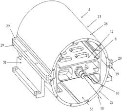 CENTRIFUGE AND METHOD FOR CENTRIFUGING  A REACTION VESSEL UNIT