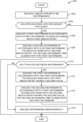 METHODS AND APPARATUS FOR DELIVERING EXTENDED PAYLOADS WITH COMPOSITE WATERMARKS