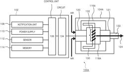 Control device for aerosol inhalation device and aerosol inhalation device