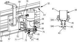 Additive manufacturing machine with movable, controlled powder dispensing