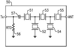 Over temperature protection for acoustic wave filter