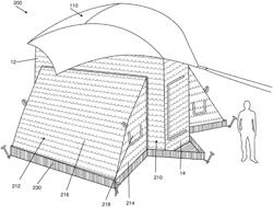 Stacked Temporary Lodgings and Connectors