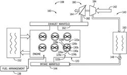 WORK VEHICLE COMPRESSION IGNITION POWER SYSTEM HAVING THERMALLY STRATIFIED ENGINE COMBUSTION CHAMBERS