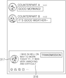 METHOD FOR CORRECTING PROFILE IMAGE IN ONLINE COMMUNICATION SERVICE AND APPARATUS THEREFOR