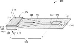 Large-area waveguided photodetection for optical wireless communication