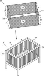 BREATHABLE CRIB BED AND BUMPER SYSTEM