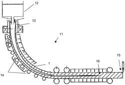 Continuous caster to cast a metal product