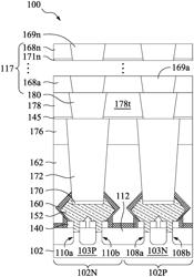 SEMICONDUCTOR DEVICE STRUCTURE AND METHODS OF FORMING THE SAME