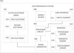 Minimizing bulk charge in an electroadhesive actuator