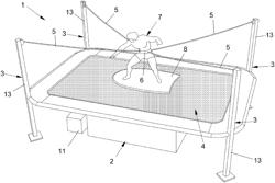 Hydrofoil simulator structure