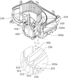 Blower unit for vehicle, and air conditioning device comprising same