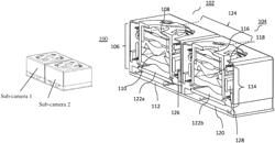 Zoom dual-aperture camera with folded lens