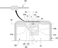 Electronic device including acoustic waveguide