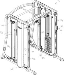 DUAL ACTION WEIGHTLIFTING MACHINE WITH SELECTORIZED RESISTANCE