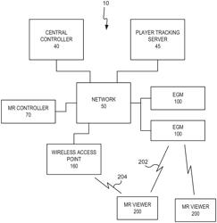 ELECTRONIC GAMING MACHINES AND ELECTRONIC GAMES USING MIXED REALITY HEADSETS