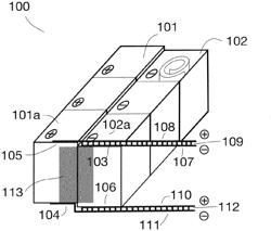 Capacitor System with Improved Connections, and Production Method