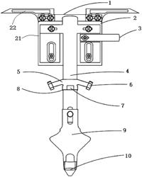 Yarn carrier device with yarn tension control function for flat knitting machine, and yarn tension control method