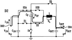 Hybrid buck boost converter with reduced inductor current