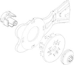 Rolled material dispenser lockout