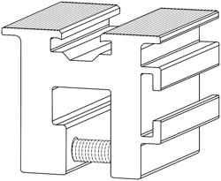 Clamp assembly for solar panel assemblies