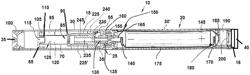 Portion of an electronic vaping device formed of an oxygen sequestering agent