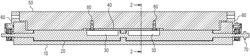 Expandable belt and tread drum with magnetic deck fixing