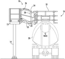 Gangway having self-raising assembly