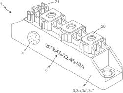 Device having functional component and a plastic housing element, and method for verifying the authenticity of such a device