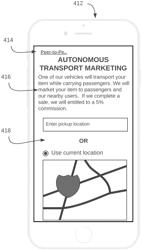 Peer-to-peer autonomous vehicle delivery