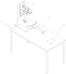 Method and device for impact test on lower abdomen of vehicle crash test dummy