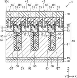 Trench-gate MOS transistor and method for manufacturing the same