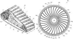 Track system for traction of a vehicle