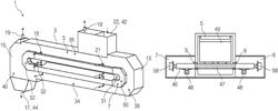 Conveying a material to be conveyed