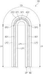 Display device, lamination device, and lamination method of lamination device